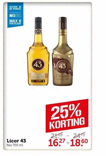 CoopCompact Licor 43 aanbieding