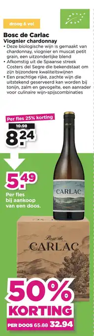 PLUS Bosc de Carlac Viognier chardonnay aanbieding