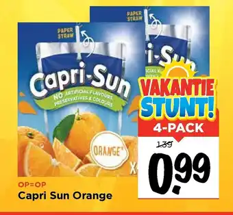 Vomar Voordeelmarkt Capri Sun orange 4-pack aanbieding