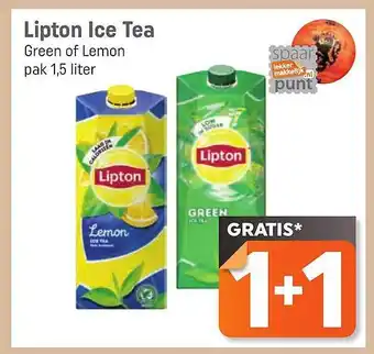 Lekker Makkelijk Lipton ice tea 1+1 gratis aanbieding