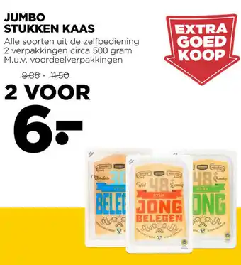 Jumbo Jumbo Stukken kaas 2st aanbieding