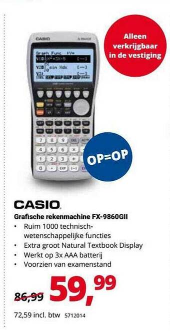 Grafische rekenmachine ti-84 plus color edition aanbieding bij Office Centre