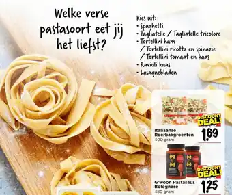 Vomar Voordeelmarkt Italiaanse roerbakgroenten of pastasaus bolognese aanbieding