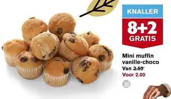 Hoogvliet Mini muffin vanille-choco aanbieding