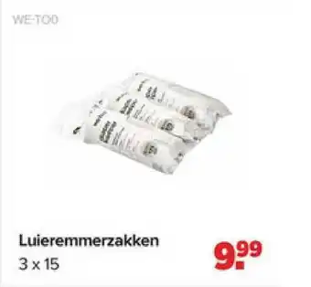 Baby-Dump We-Too Luieremmerzakken 3 X 15 aanbieding