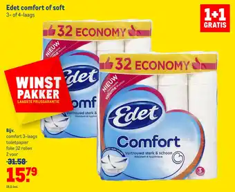 Makro Edet comfort of soft 3- of 4-laags aanbieding