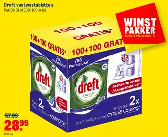 Makro Dreft vaatwastabletten aanbieding