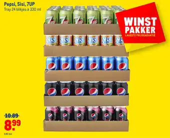 Makro Pepsi, sisi, 7up aanbieding