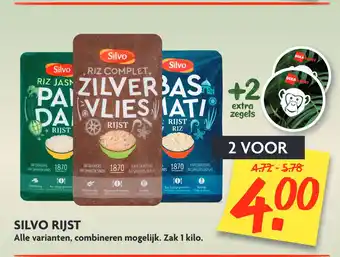 Dekamarkt Silvo Rijst aanbieding