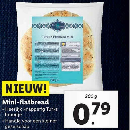 100 Delights MiniFlatbread aanbieding bij Lidl