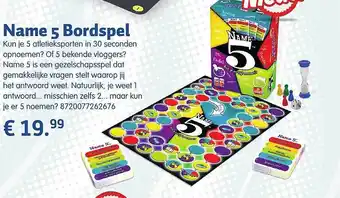 Lobbes Name 5 bordspel aanbieding