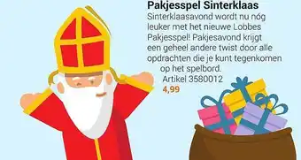 Lobbes Pakjesspel sinterklaas aanbieding