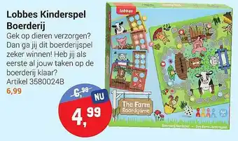 Lobbes Lobbes kinderspel boerderij aanbieding