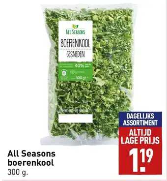 ALDI All seasons boerenkool 300g aanbieding