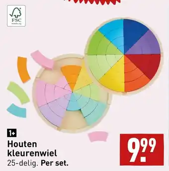 ALDI Houten kleurenwiel aanbieding