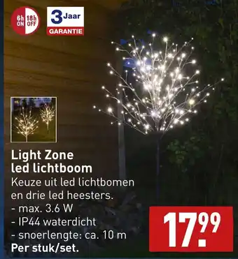 ALDI Light zone led lichtboom aanbieding