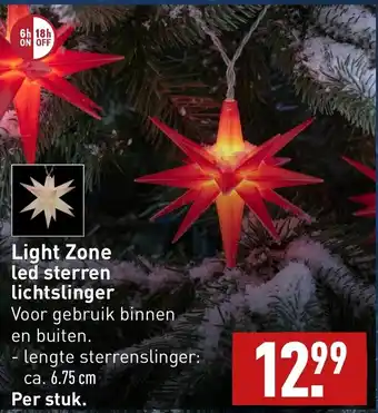 ALDI Light zone led sterren lichtslinger aanbieding