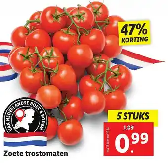 Lidl Zoete Trostomaten 47% Korting aanbieding