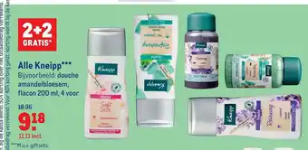 Makro Alle Kneipp 2+2 Gratis aanbieding