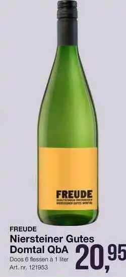 Bidfood Freude Niersteiner Gutes Domtal QbA aanbieding