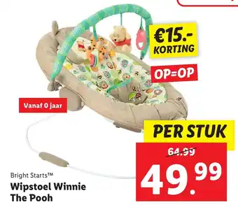 Lidl Wipstoel Winnie The Pooh per stuk aanbieding