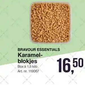 Bidfood Bravour Essentials Karamelblokjes aanbieding