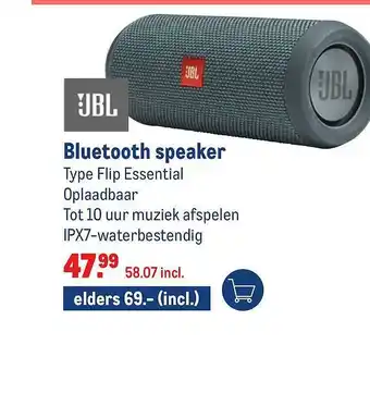 Makro JBL Bluetooth Speake aanbieding