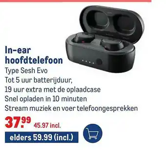 Makro In-Ear Hoofdtelefoon aanbieding