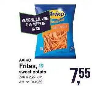 Bidfood Aviko Frites Sweet Potato aanbieding