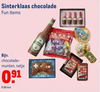 Makro Sinterklaas chocolade fun items aanbieding