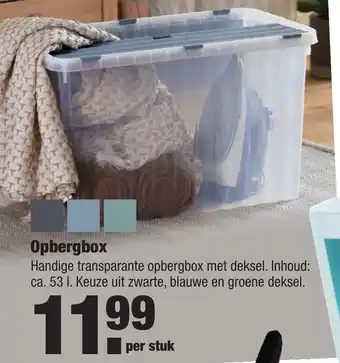 ALDI Opbergbox 53L aanbieding