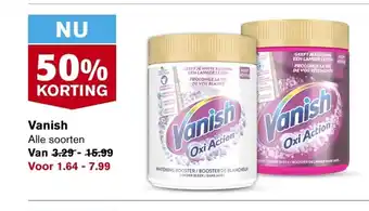 Hoogvliet Vanish Alle soorten aanbieding