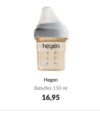 Babypark Hegen babyfles 150 ml aanbieding
