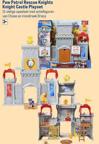 Makro Paw patrol rescue knights knight castle playset aanbieding