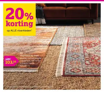 Leen Bakker Vloerkleed Re-Fold 160x230 cm aanbieding