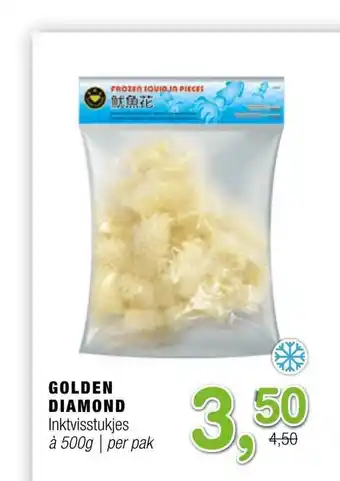 Amazing Oriëntal Golden Diamond Inktvisstukjes 500g aanbieding