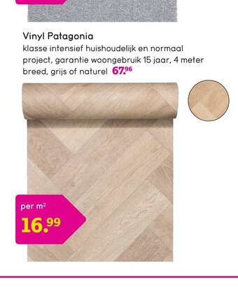 Leen Bakker Vinyl Patagonia aanbieding