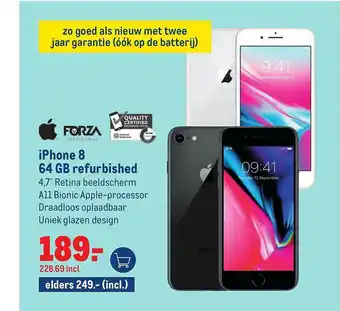 Makro IPhone 8 64 GB Refurbished aanbieding