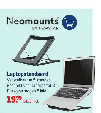 Makro Laptopstandaard aanbieding