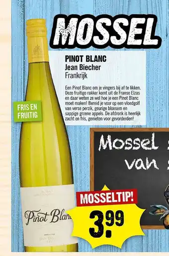 Dirck 3 Pinot Blanc Jean Biecher aanbieding