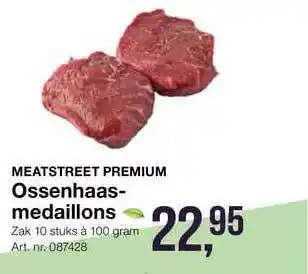 Bidfood Meatstreet Premium Ossenhaasmedaillons 100g aanbieding