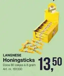 Bidfood Langnese Honingsticks 8g aanbieding