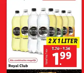 Lidl Royal Club 2 x 1 liter aanbieding