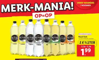 Lidl Royal Club 2 x 1 liter aanbieding