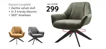 Profijt Meubel Fauteuil longfield aanbieding