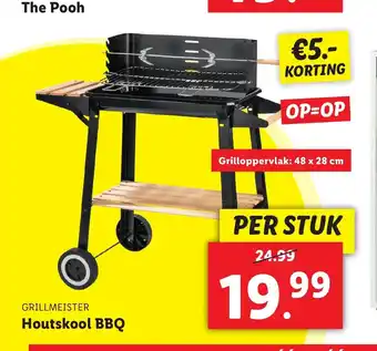 Lidl Grillmeister Houtskool BBQ aanbieding