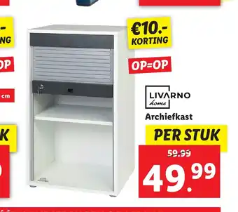 Lidl Livarno home Archiefkast aanbieding