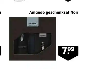 Trekpleister Amando geschenkset Noir aanbieding