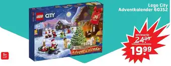 Trekpleister Lego City Adventkalender 60352 aanbieding