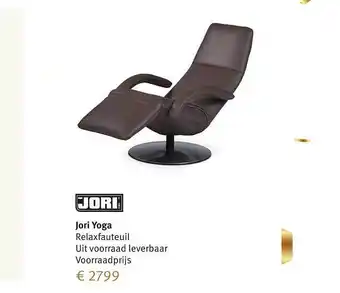 Piet Klerkx Jori yoga relaxfauteuil aanbieding